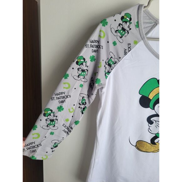 Disney Sleep Shirt Size XS (1) Mickey St Patricks Day Themed - Picture 4 of 4